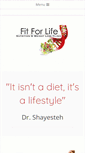 Mobile Screenshot of drfitforlife.com