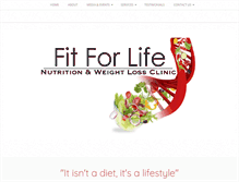 Tablet Screenshot of drfitforlife.com